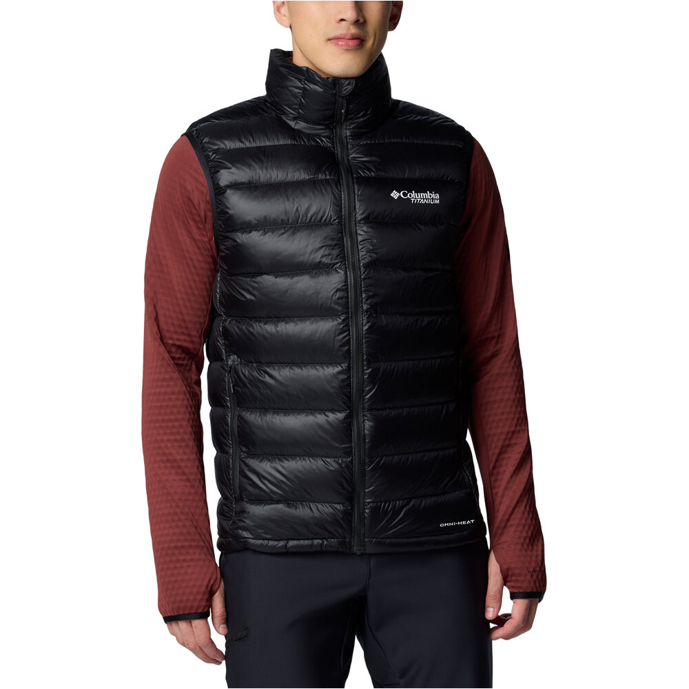 Columbia chaleco outdoor hombre Arctic Crest Down Vest vista frontal