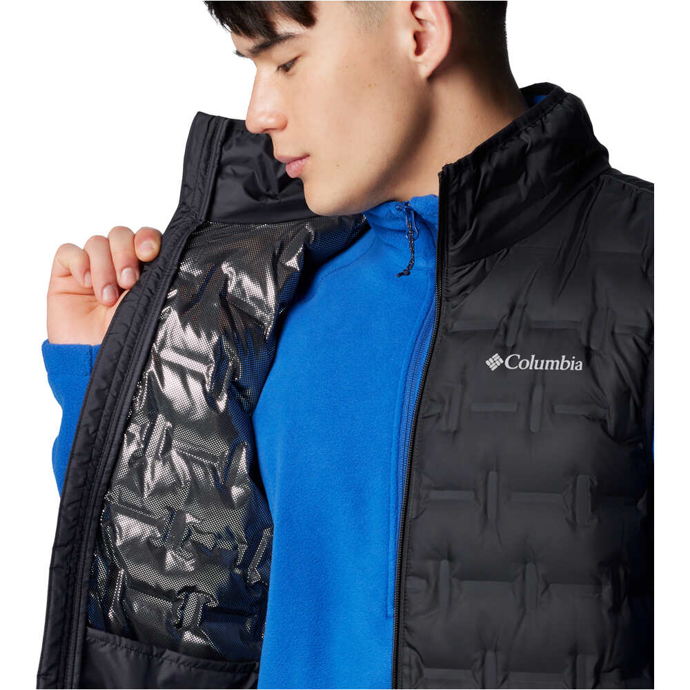 Columbia chaleco outdoor hombre Delta Ridge II Down Vest vista detalle