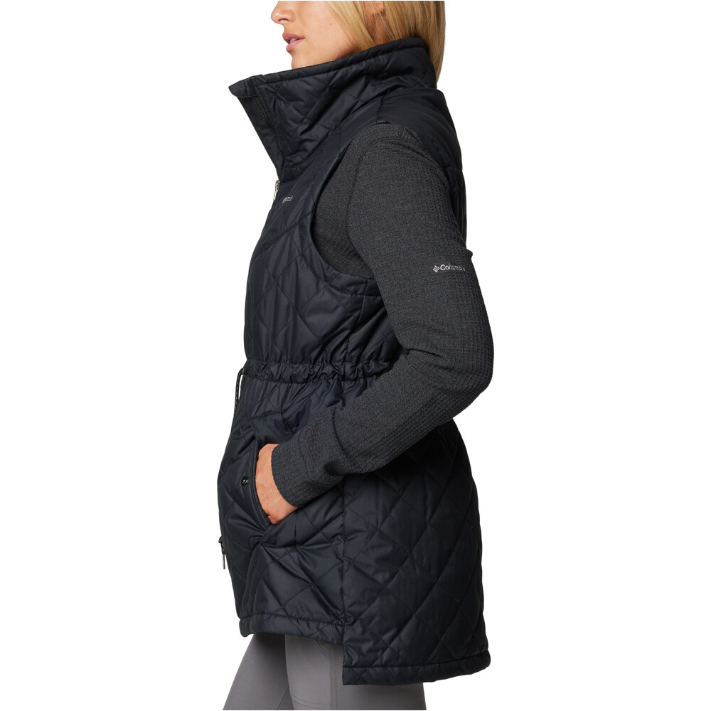 Columbia chaleco outdoor mujer Copper Crest II Mid Vest vista detalle