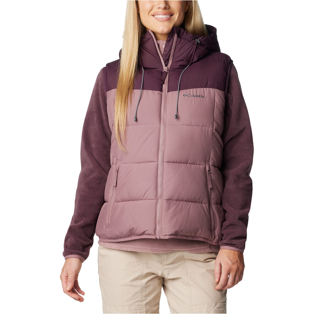 Columbia chaleco outdoor mujer Pike Lake II Insulated Vest vista frontal