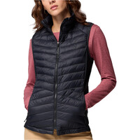Columbia chaleco outdoor mujer Powder Pass III Hybrid Vest vista frontal