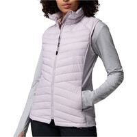 Columbia chaleco outdoor mujer Powder Pass III Hybrid Vest vista frontal