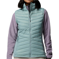 Columbia chaleco outdoor mujer Powder Pass III Hybrid Vest vista frontal