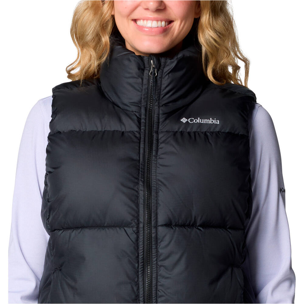 Columbia chaleco outdoor mujer Puffect Vest vista detalle