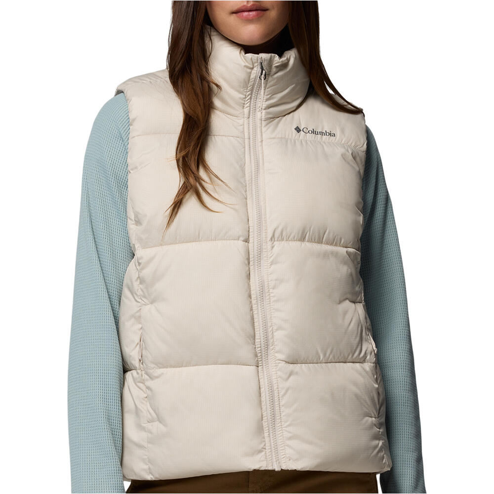 Columbia chaleco outdoor mujer Puffect Vest vista frontal