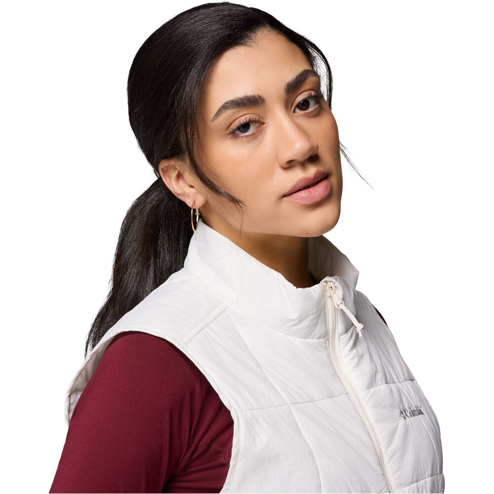Columbia chaleco outdoor mujer Sienna Hill Quilted Vest vista detalle