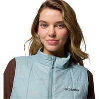 Columbia chaleco outdoor mujer Sienna Hill Quilted Vest vista detalle