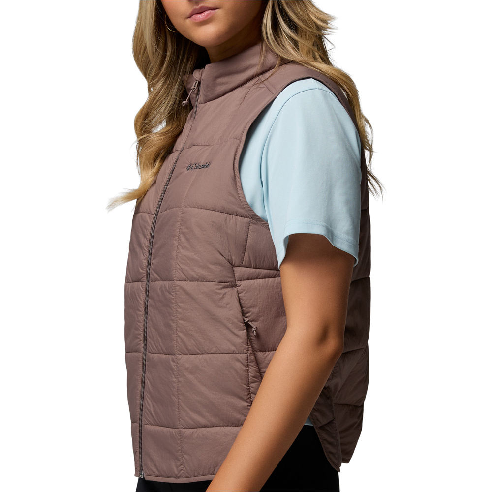 Columbia chaleco outdoor mujer Sienna Hill Quilted Vest vista detalle