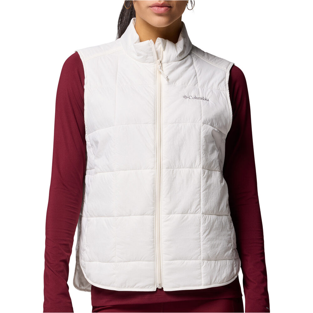 Columbia chaleco outdoor mujer Sienna Hill Quilted Vest vista frontal