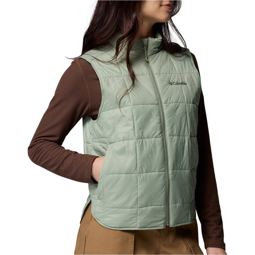Columbia chaleco outdoor mujer Sienna Hill Quilted Vest vista frontal