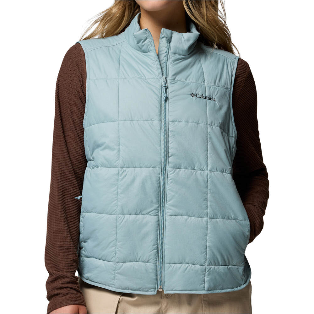 Columbia chaleco outdoor mujer Sienna Hill Quilted Vest vista frontal