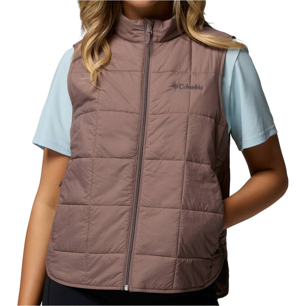 Columbia chaleco outdoor mujer Sienna Hill Quilted Vest vista frontal