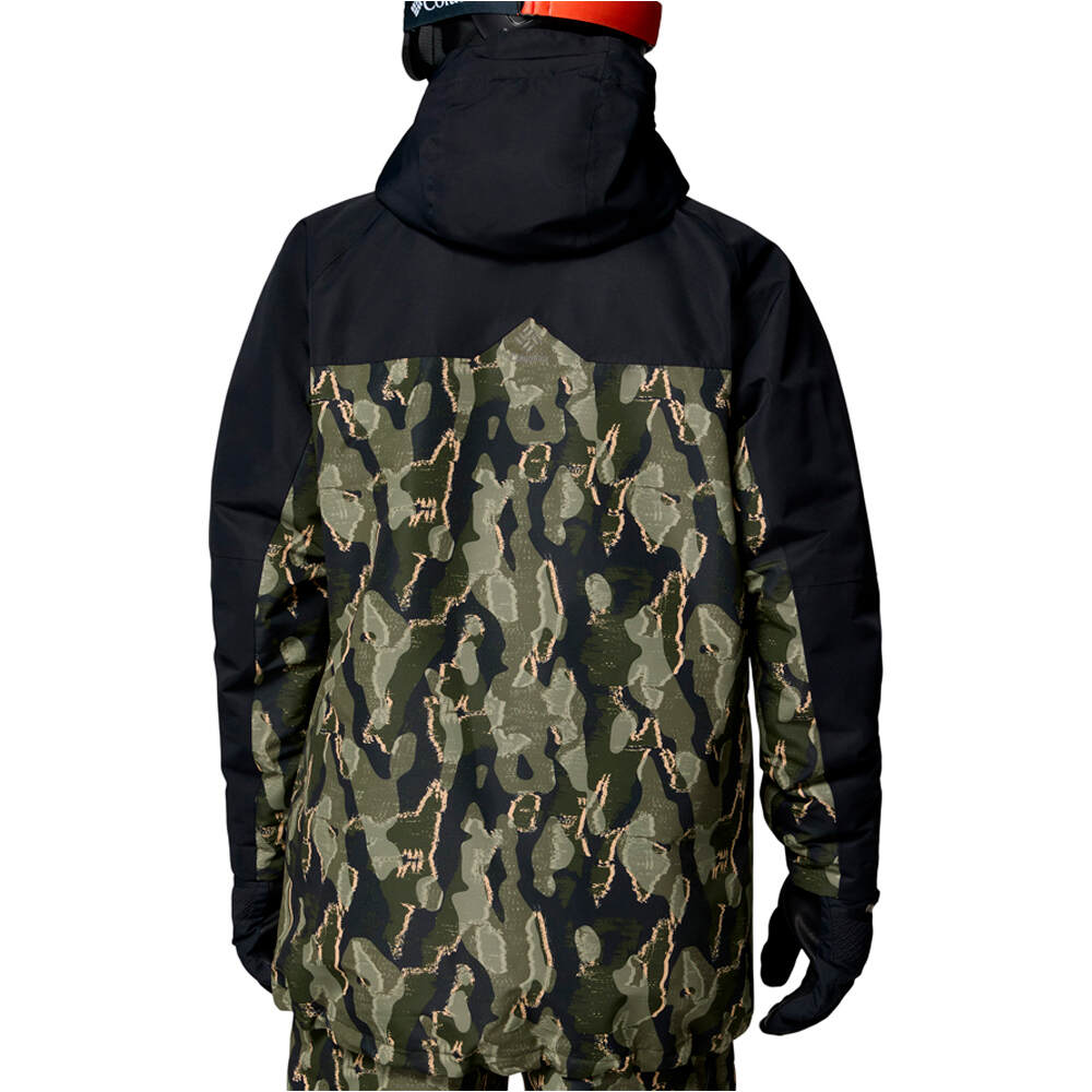 Columbia chaqueta esquí hombre Coreshot Printed Jacket vista trasera