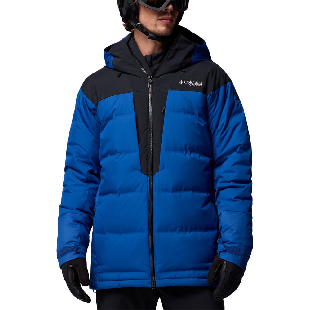 Columbia chaqueta esquí hombre Glacier Ridge Down Jacket vista frontal