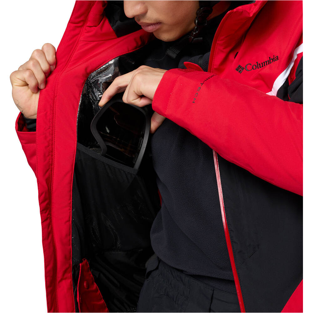 Columbia chaqueta esquí hombre Liftline Jacket Red 03