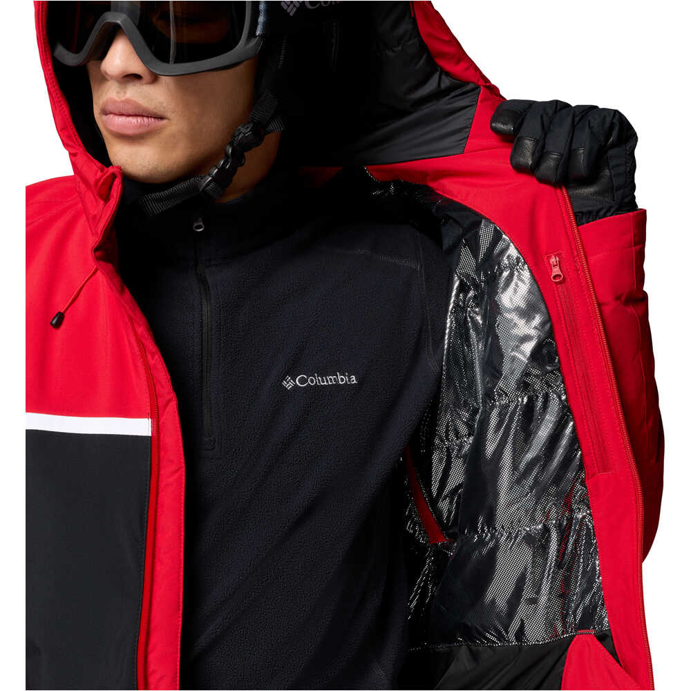 Columbia chaqueta esquí hombre Liftline Jacket Red 04