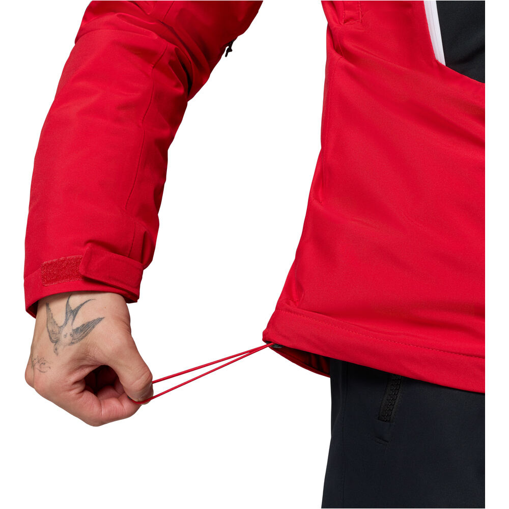 Columbia chaqueta esquí hombre Liftline Jacket Red vista detalle