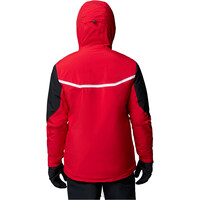 Columbia chaqueta esquí hombre Liftline Jacket Red vista trasera