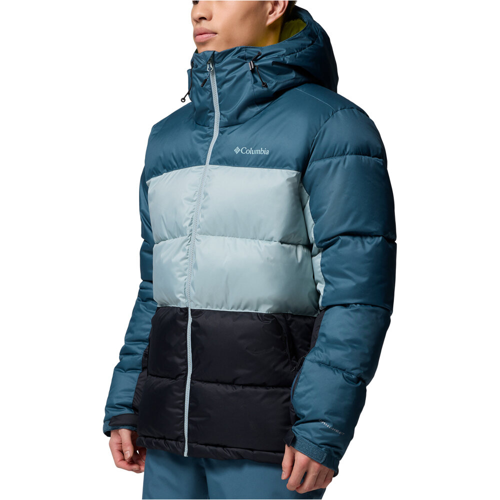 Columbia chaqueta esquí hombre Slope Style Jacket Blue vista detalle