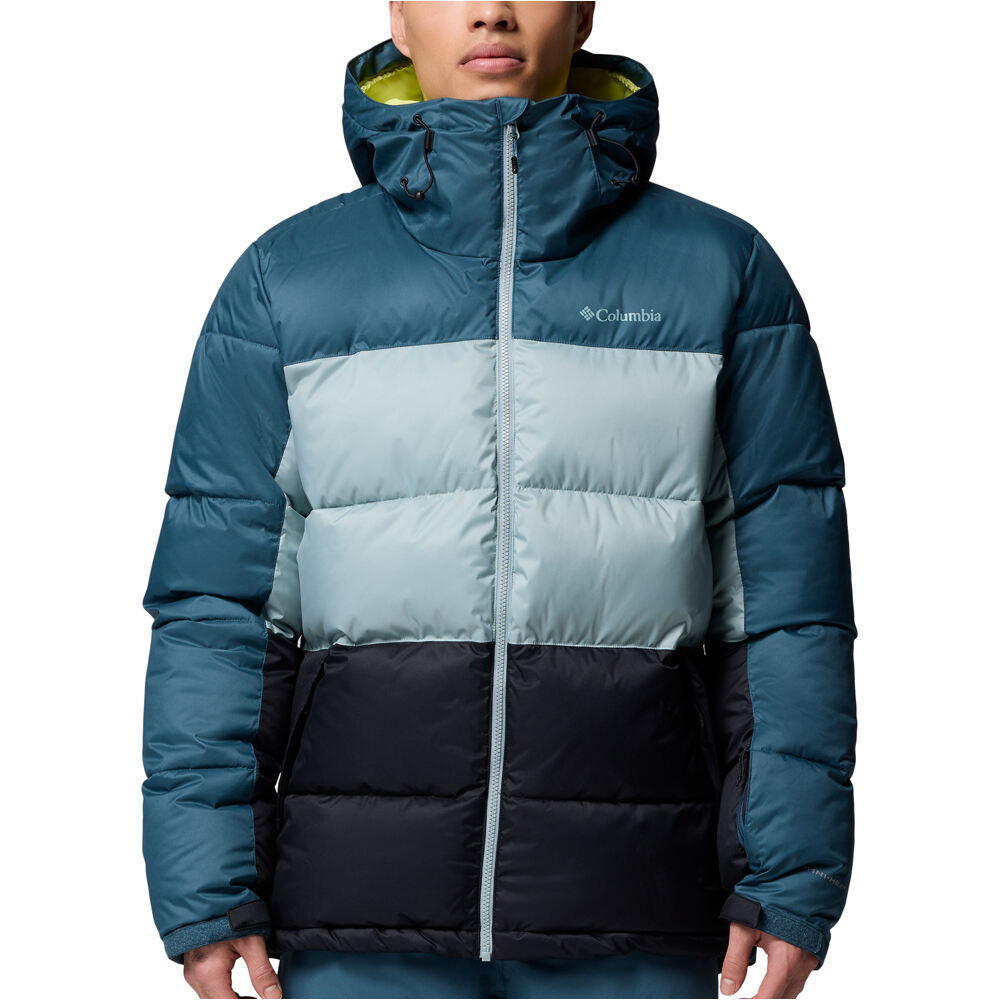 Columbia chaqueta esquí hombre Slope Style Jacket Blue vista frontal