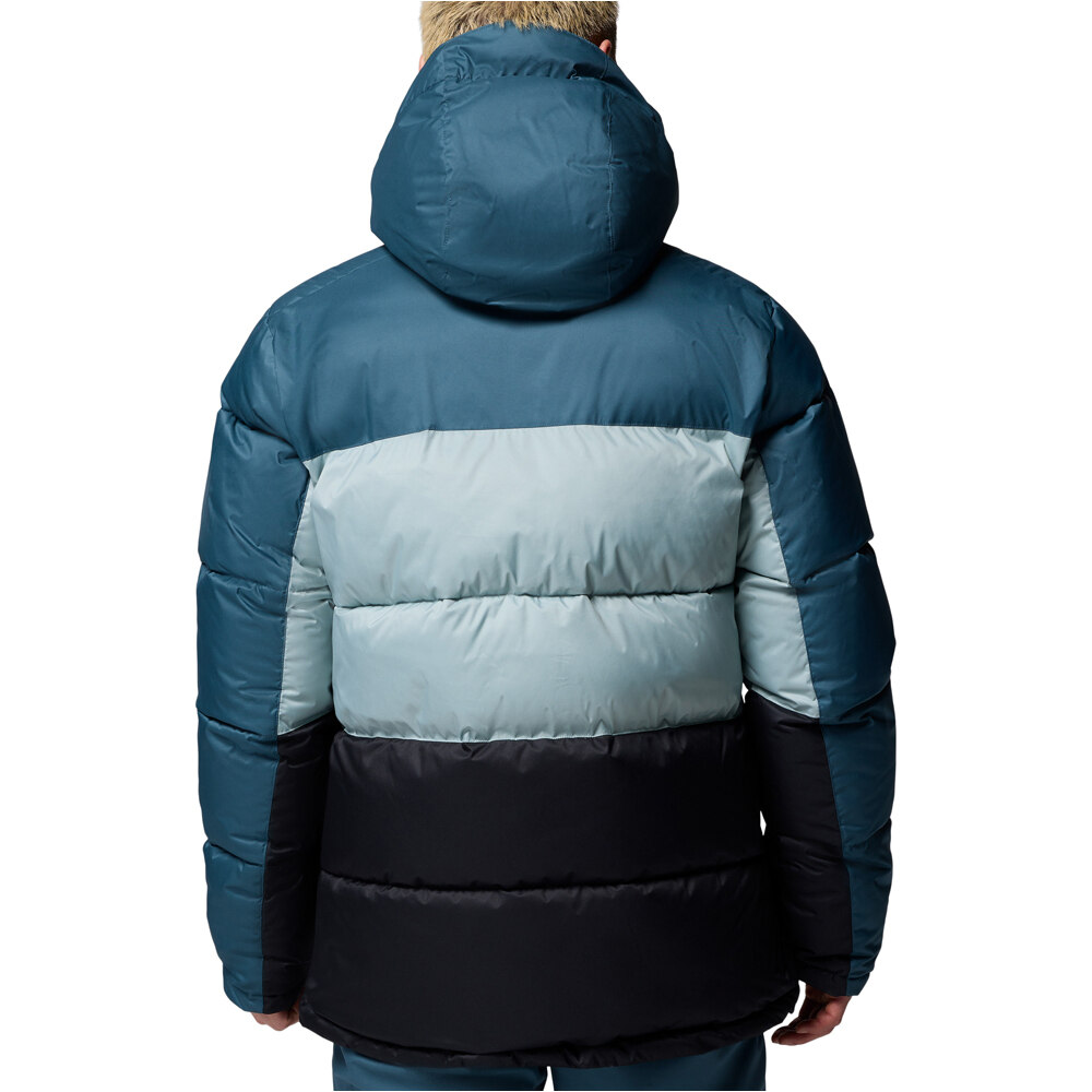 Columbia chaqueta esquí hombre Slope Style Jacket Blue vista trasera