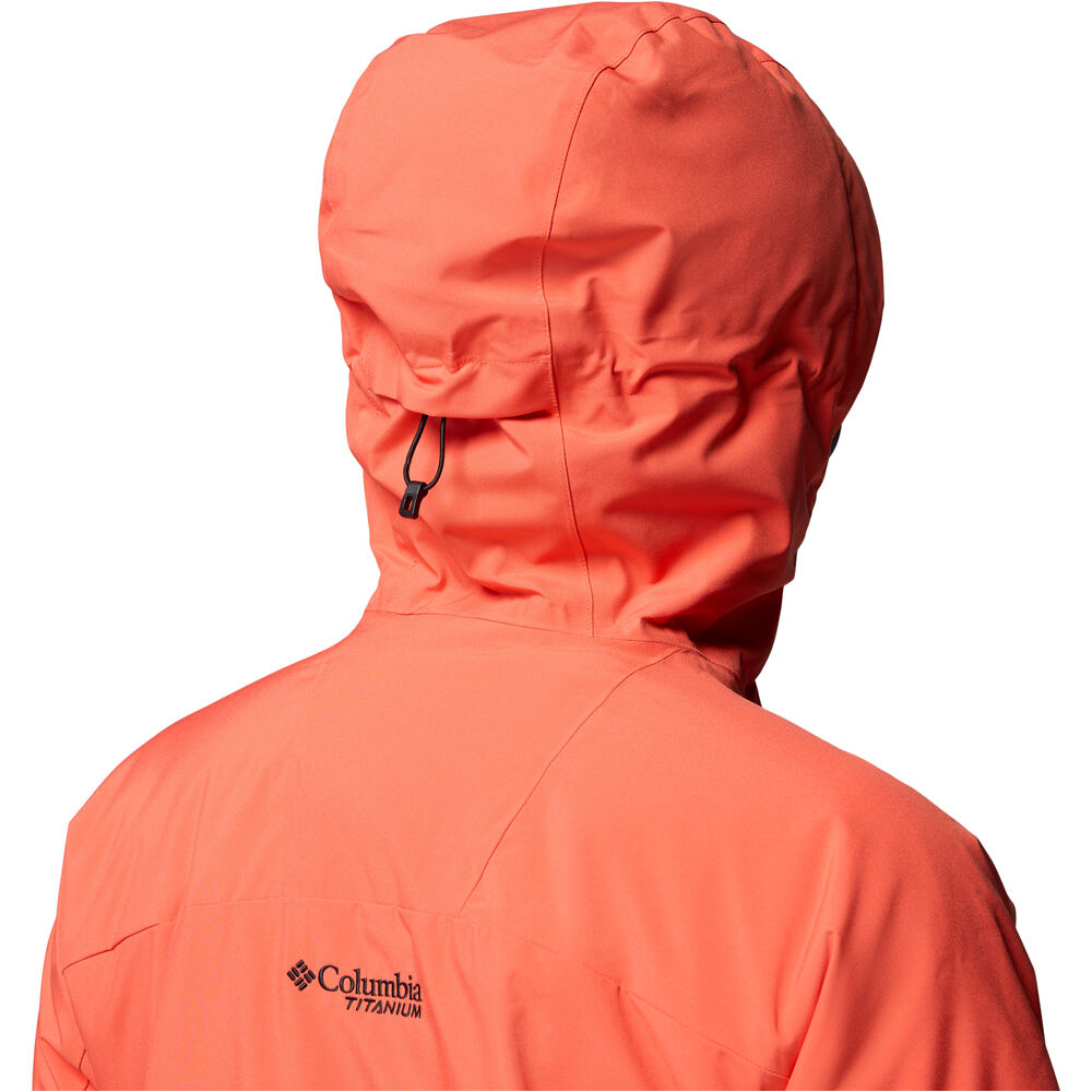 Columbia chaqueta esquí hombre Winter District III Jacket Orange vista detalle