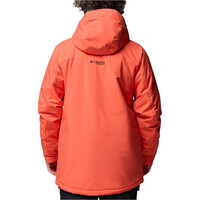 Columbia chaqueta esquí hombre Winter District III Jacket Orange vista trasera