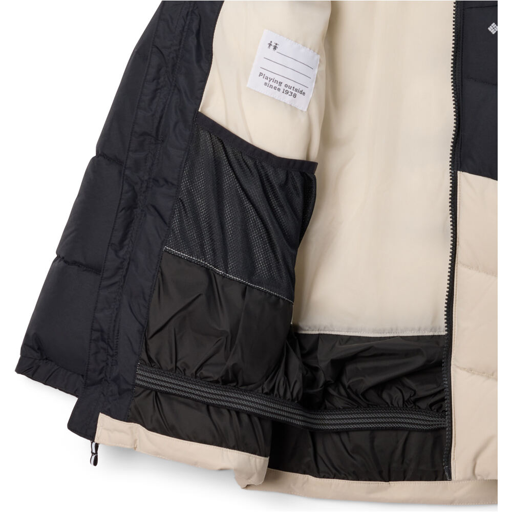Columbia chaqueta esquí infantil Arctic Blast II Jacket Black vista detalle