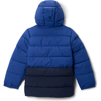 Columbia chaqueta esquí infantil Arctic Blast II Jacket Blue vista trasera