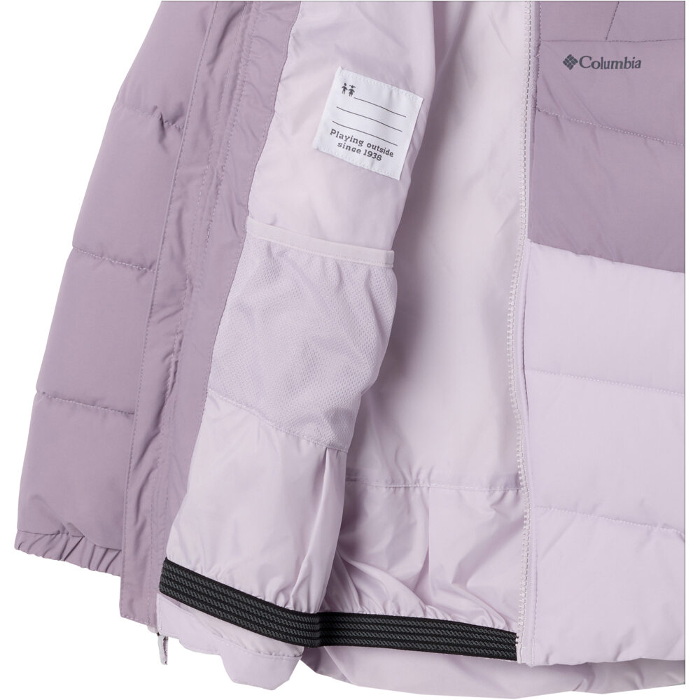 Columbia chaqueta esquí infantil Arctic Blast II Jacket Purple vista detalle