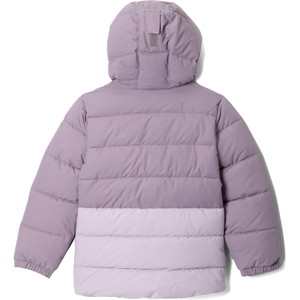 Columbia chaqueta esquí infantil Arctic Blast II Jacket Purple vista trasera