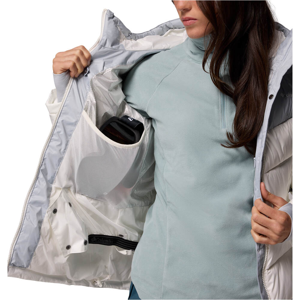Columbia chaqueta esquí mujer Abbott Peak II Insulated Jacket White 04