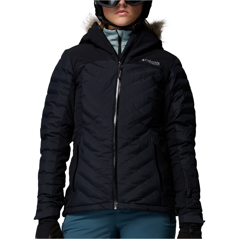 Columbia chaqueta esquí mujer Bird Mountain III Insulated Jacket Black vista frontal
