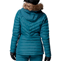 Columbia chaqueta esquí mujer Bird Mountain III Insulated Jacket Blue vista trasera