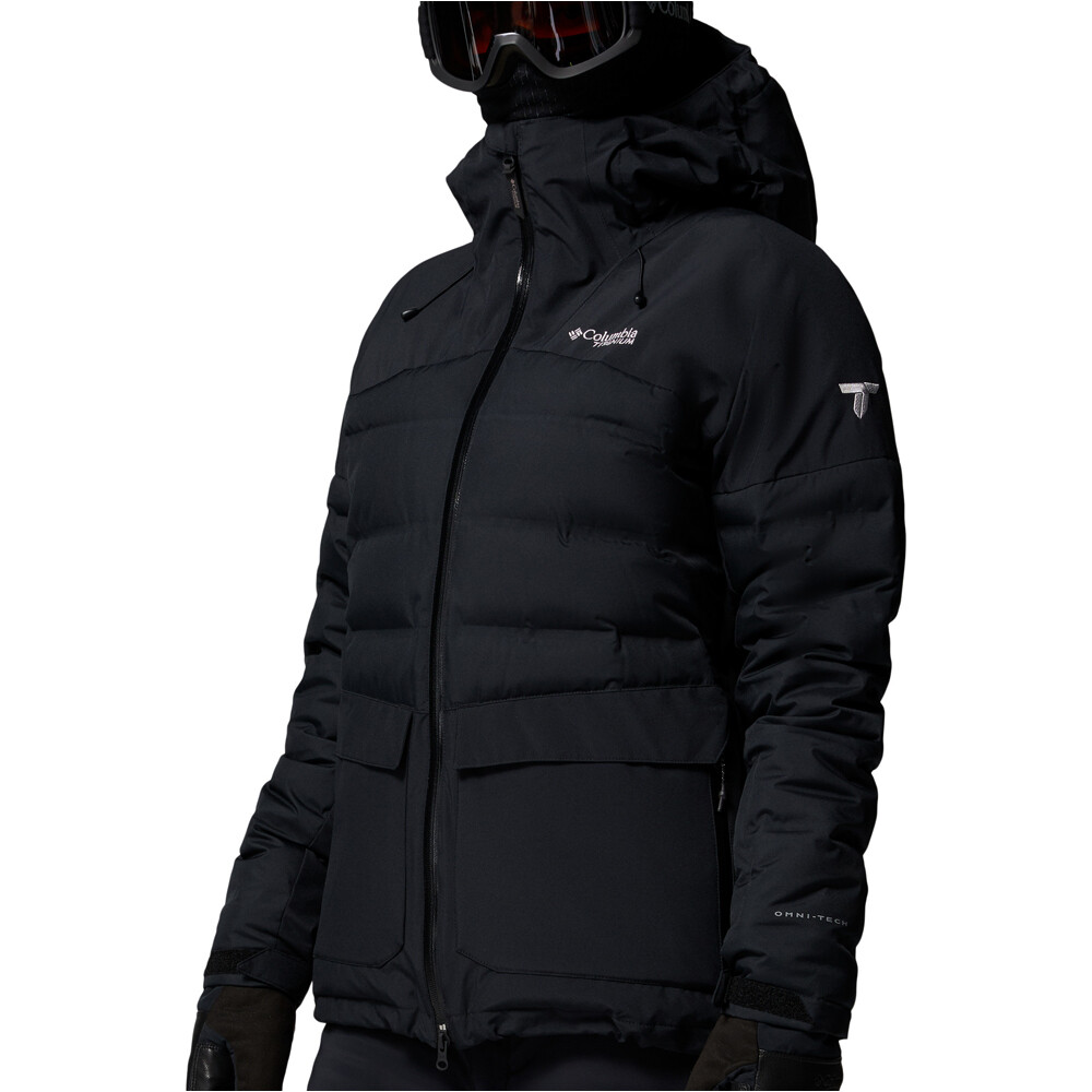 Columbia chaqueta esquí mujer Glacier Ridge Down Jacket vista detalle
