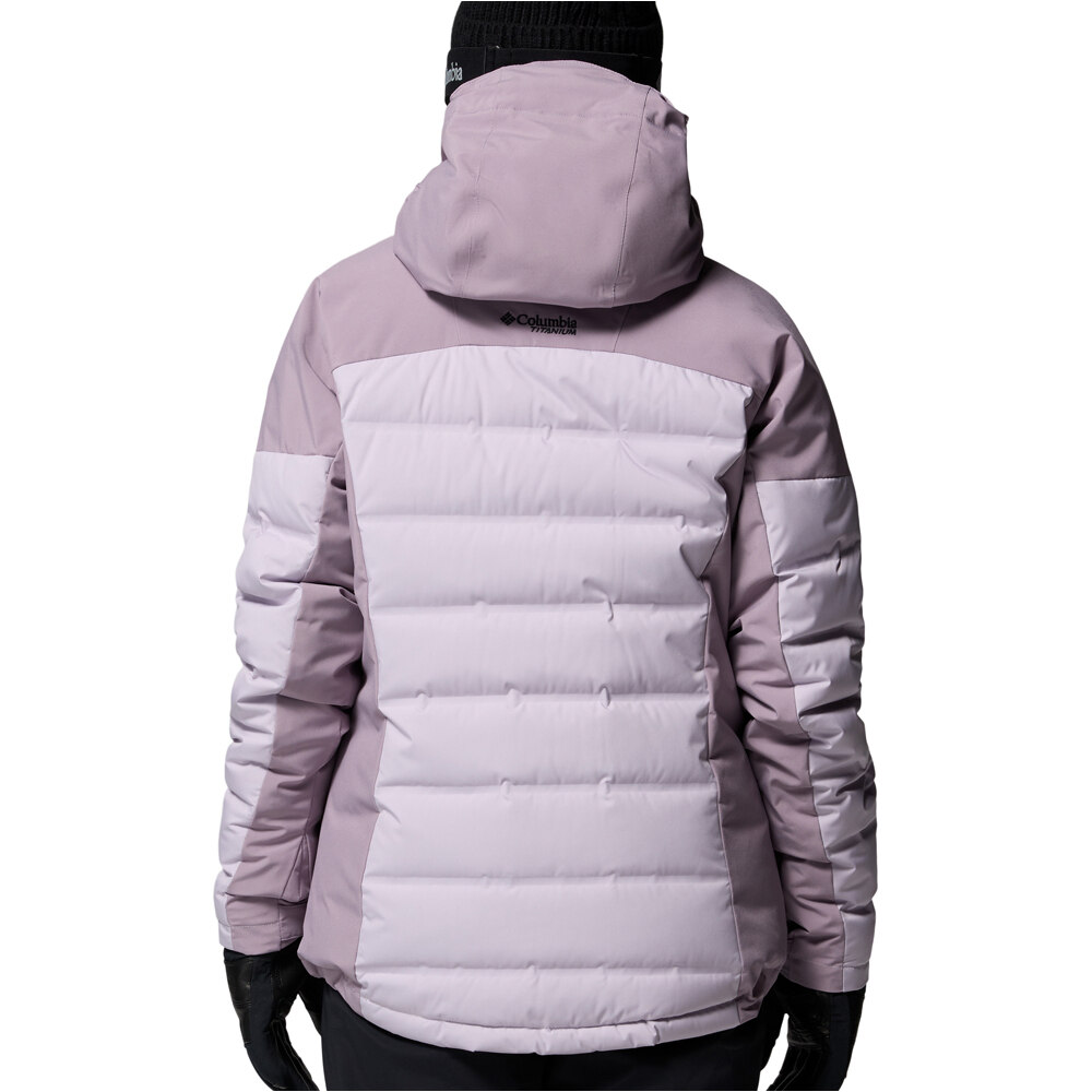 Columbia chaqueta esquí mujer Glacier Ridge Down Jacket vista trasera