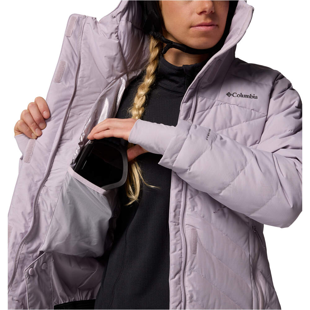 Columbia chaqueta esquí mujer Lay D Down V Jacket Purple 04