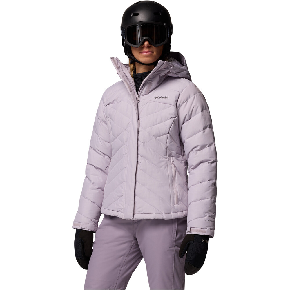 Columbia chaqueta esquí mujer Lay D Down V Jacket Purple vista detalle