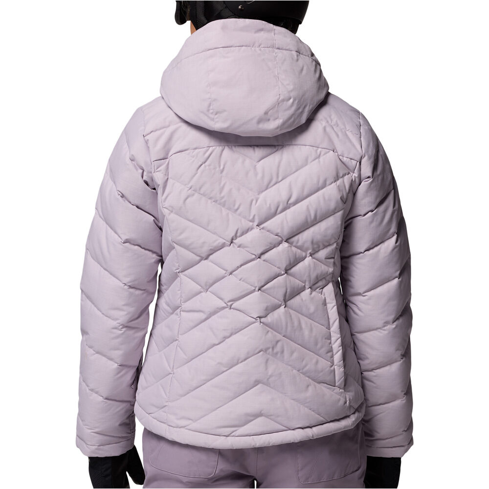 Columbia chaqueta esquí mujer Lay D Down V Jacket Purple vista trasera