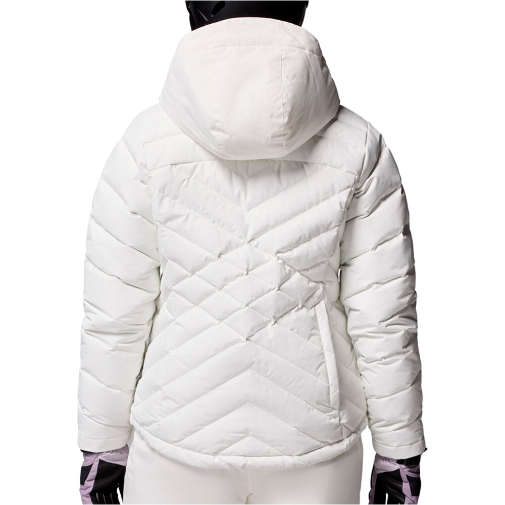 Columbia chaqueta esquí mujer Lay D Down V Jacket White vista trasera
