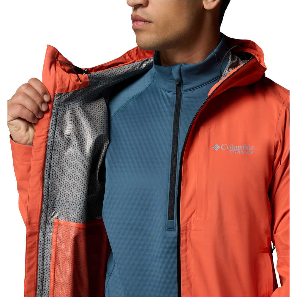 Columbia chaqueta impermeable hombre Ampli-Dry II Shell vista detalle