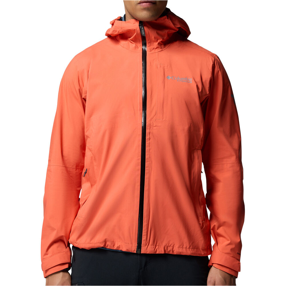 Columbia chaqueta impermeable hombre Ampli-Dry II Shell vista frontal