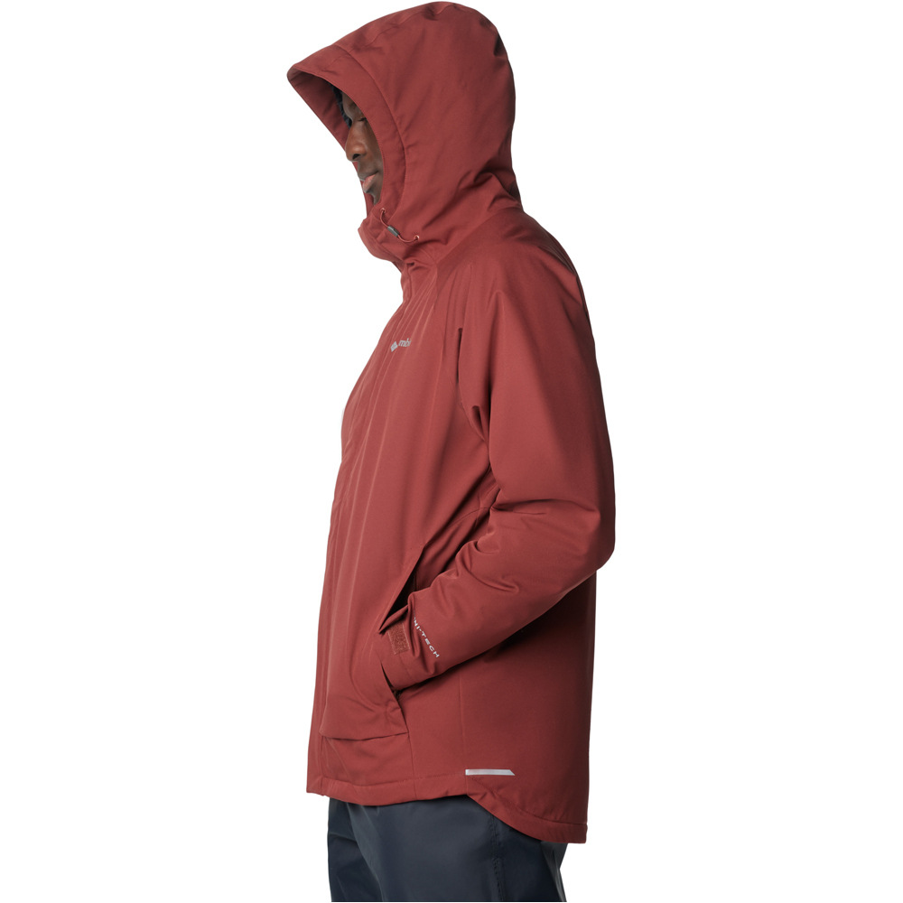 Columbia chaqueta impermeable hombre Black Mesa Rain Jacket vista detalle