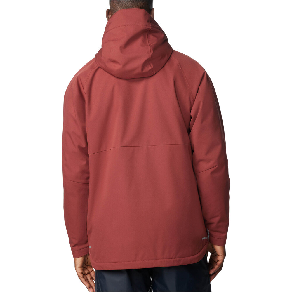 Columbia chaqueta impermeable hombre Black Mesa Rain Jacket vista trasera