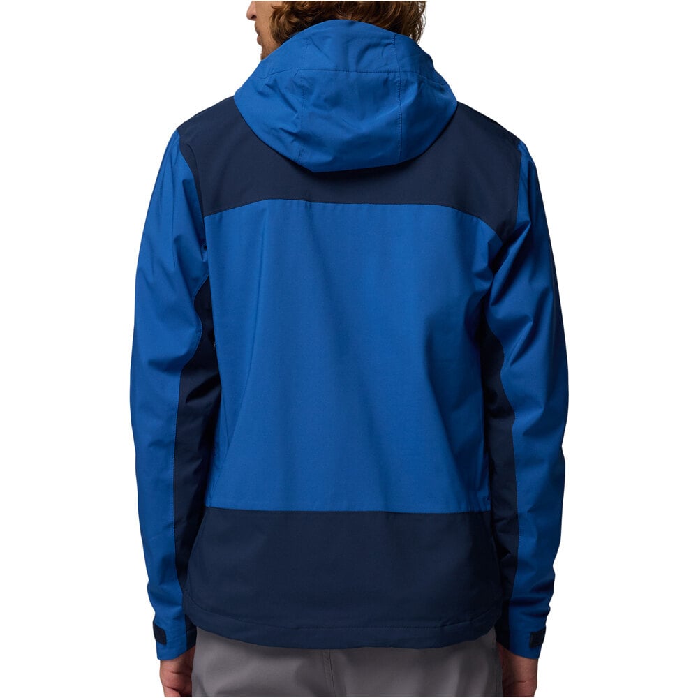 Columbia chaqueta impermeable hombre Boulder Falls Jacket vista trasera