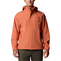Columbia chaqueta impermeable hombre Earth Explorer II Shell vista frontal