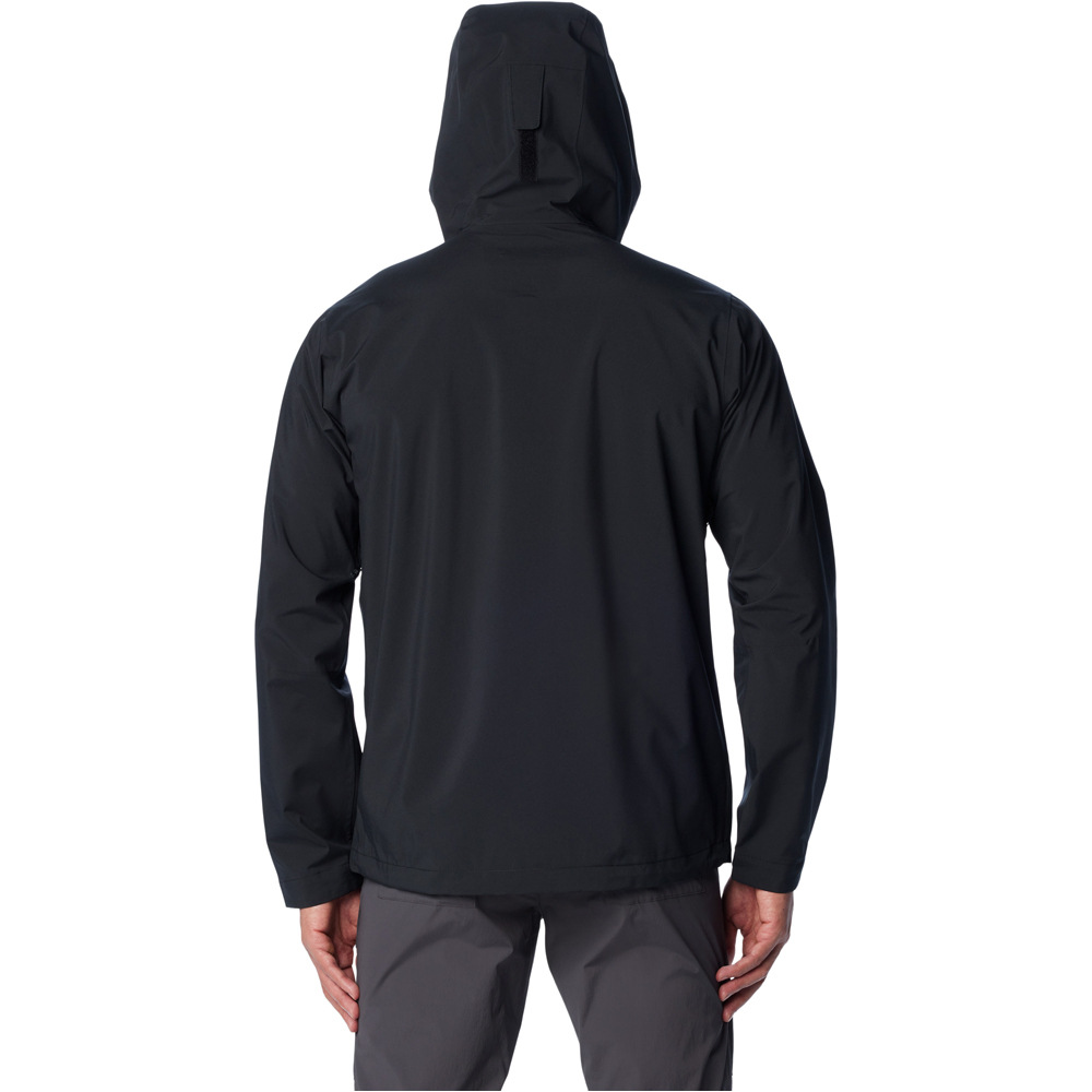 Columbia chaqueta impermeable hombre Earth Explorer II Shell vista trasera