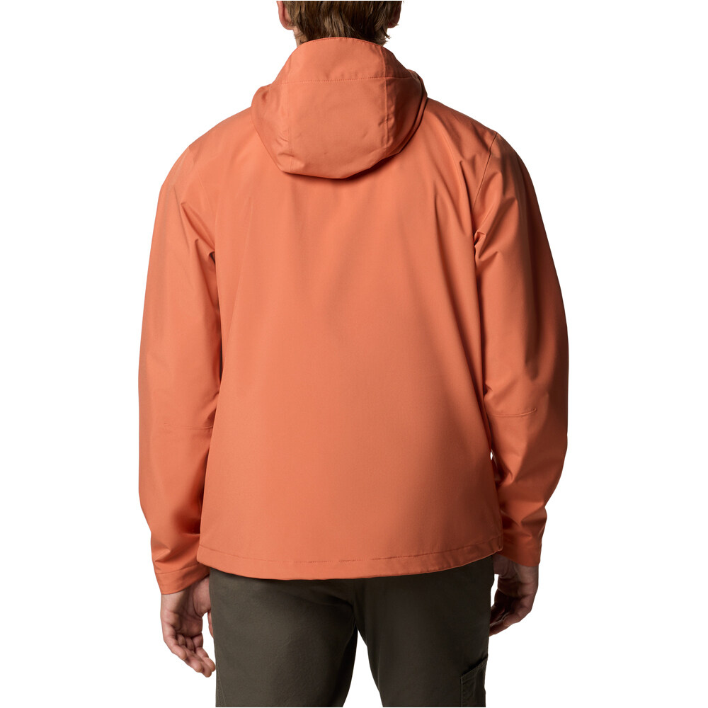 Columbia chaqueta impermeable hombre Earth Explorer II Shell vista trasera