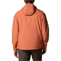 Columbia chaqueta impermeable hombre Earth Explorer II Shell vista trasera
