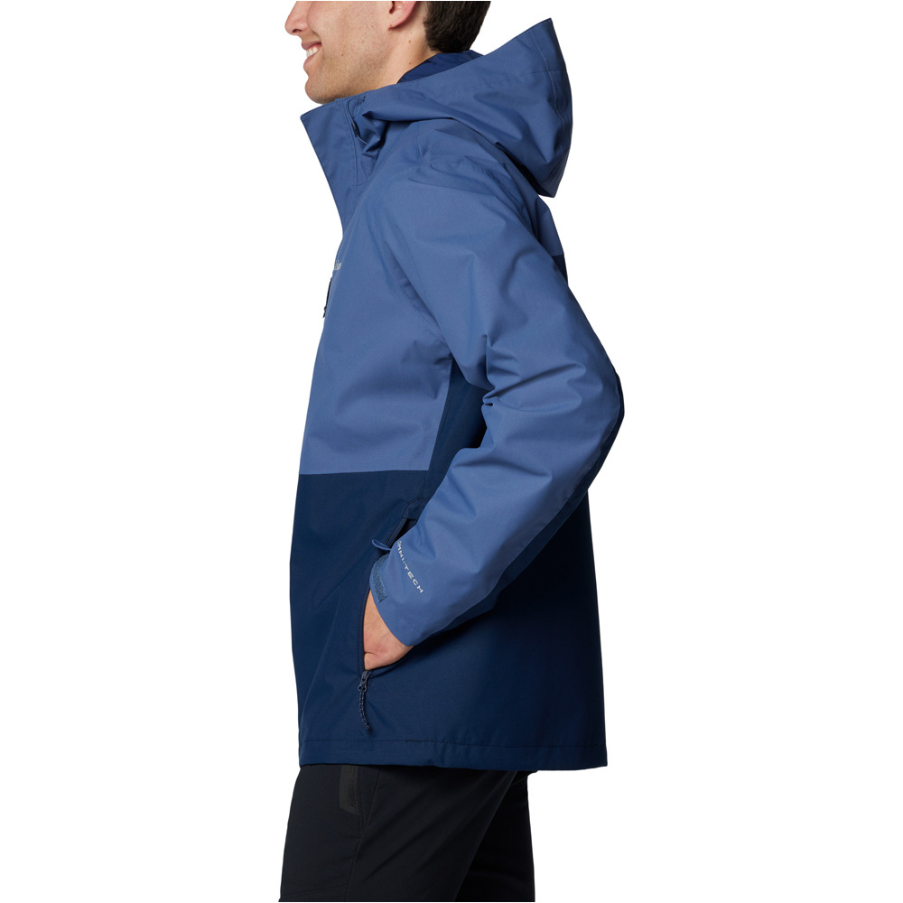 Columbia chaqueta impermeable hombre Hikebound II Jacket vista detalle